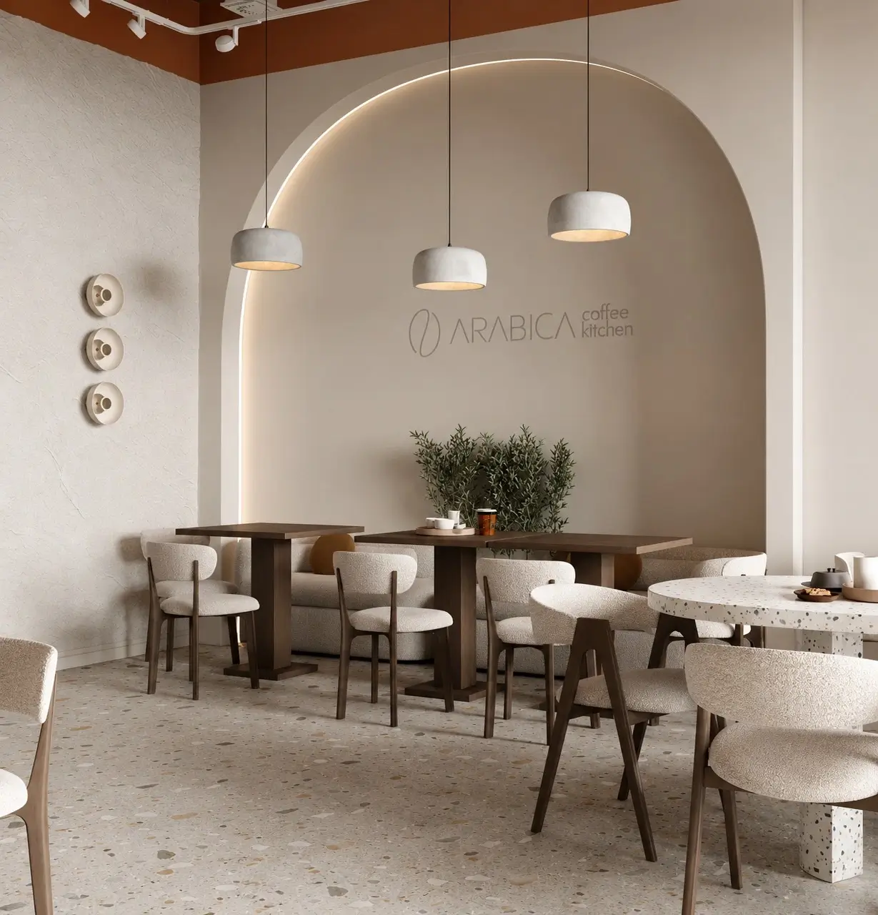 Интерьер ресторана, запущенного под ключ командой QILT RESTO